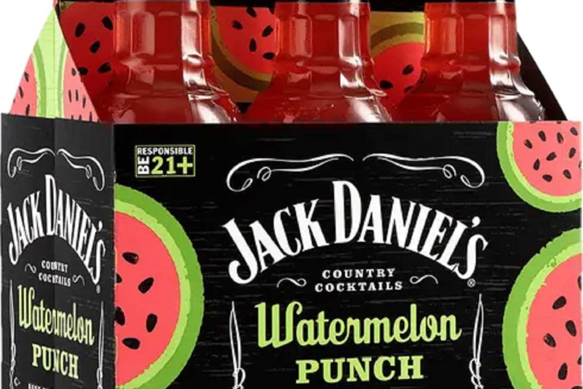 Jack Daniel's Country Cocktails Watermelon Punch (6 Pack) (6 x 296 GLASS BOTTLES)