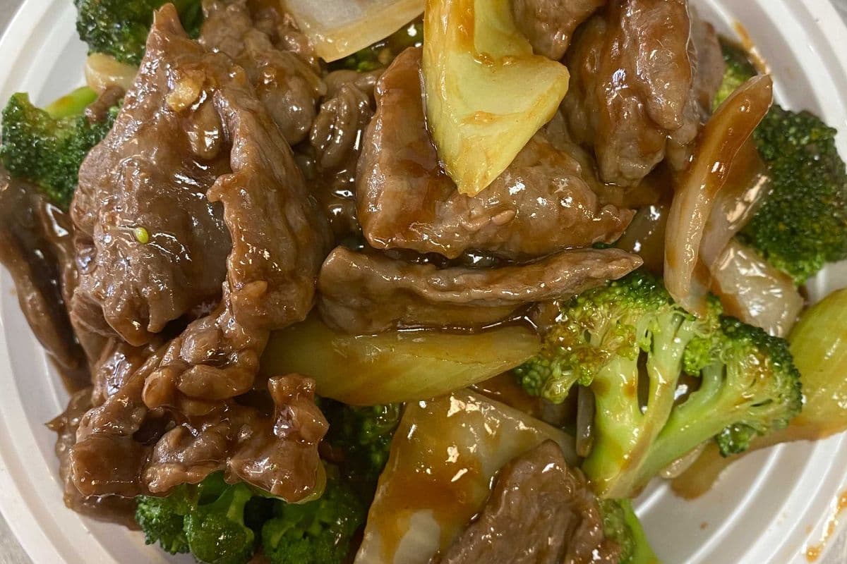 Pork or Beef with Broccoli