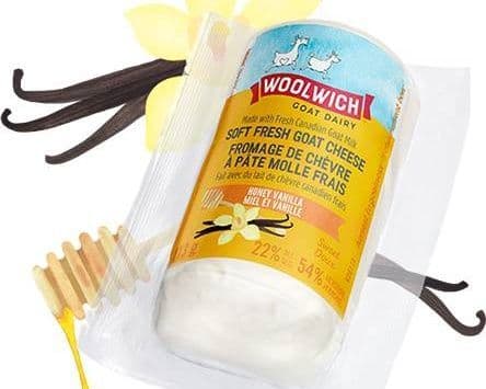 WOOLWICH GOAT CHEESE HONEY VANILLA 113G