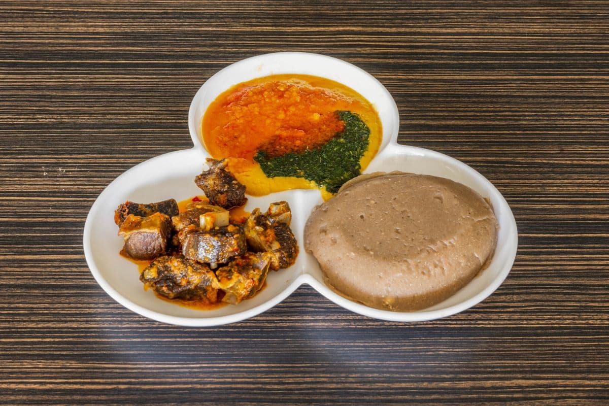 Amala and Gbegiri (Bean Soup)