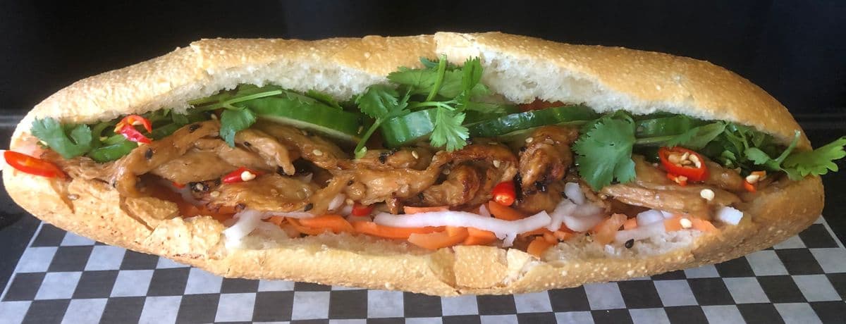 Teriyaki Chick'n (Vegan)Banh mi