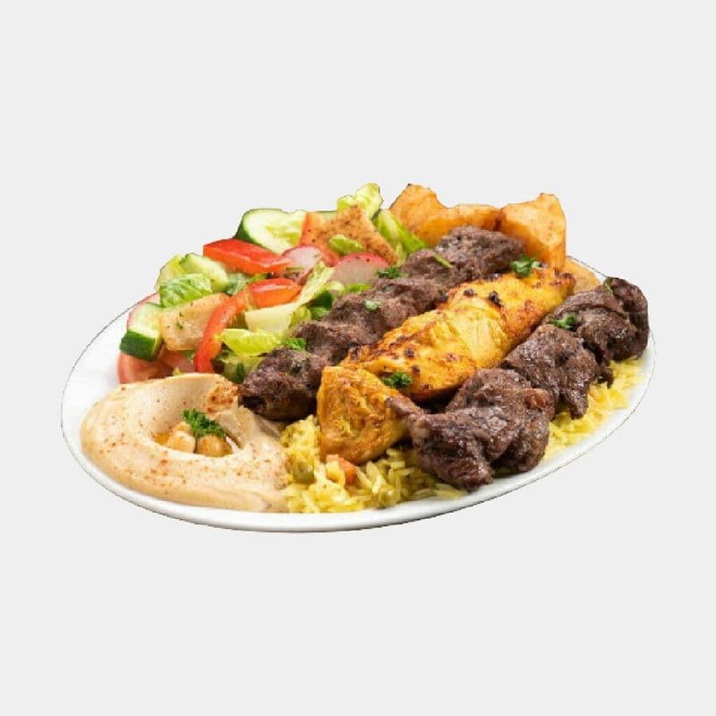 Mixed Kabob Plate