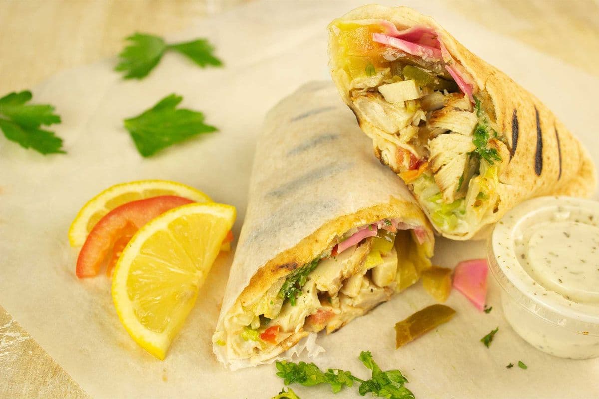 Regular Chicken Shawarma Wrap