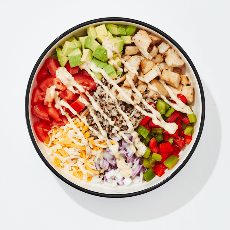 Bol Poulet Croustillant Ou Grillé / Crispy Or Grilled Chicken Bowl