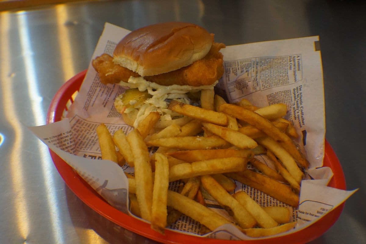 Chicken Burger only.