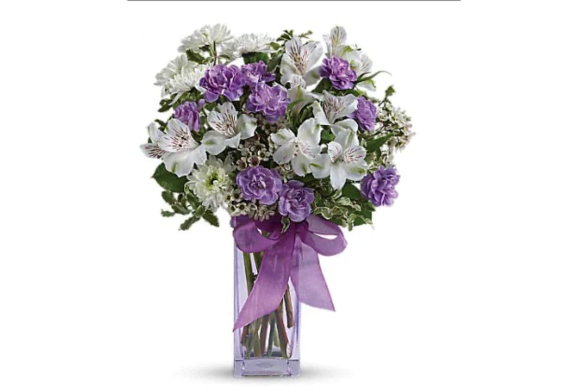 Teleflora's Lavender Laughter Bouquet