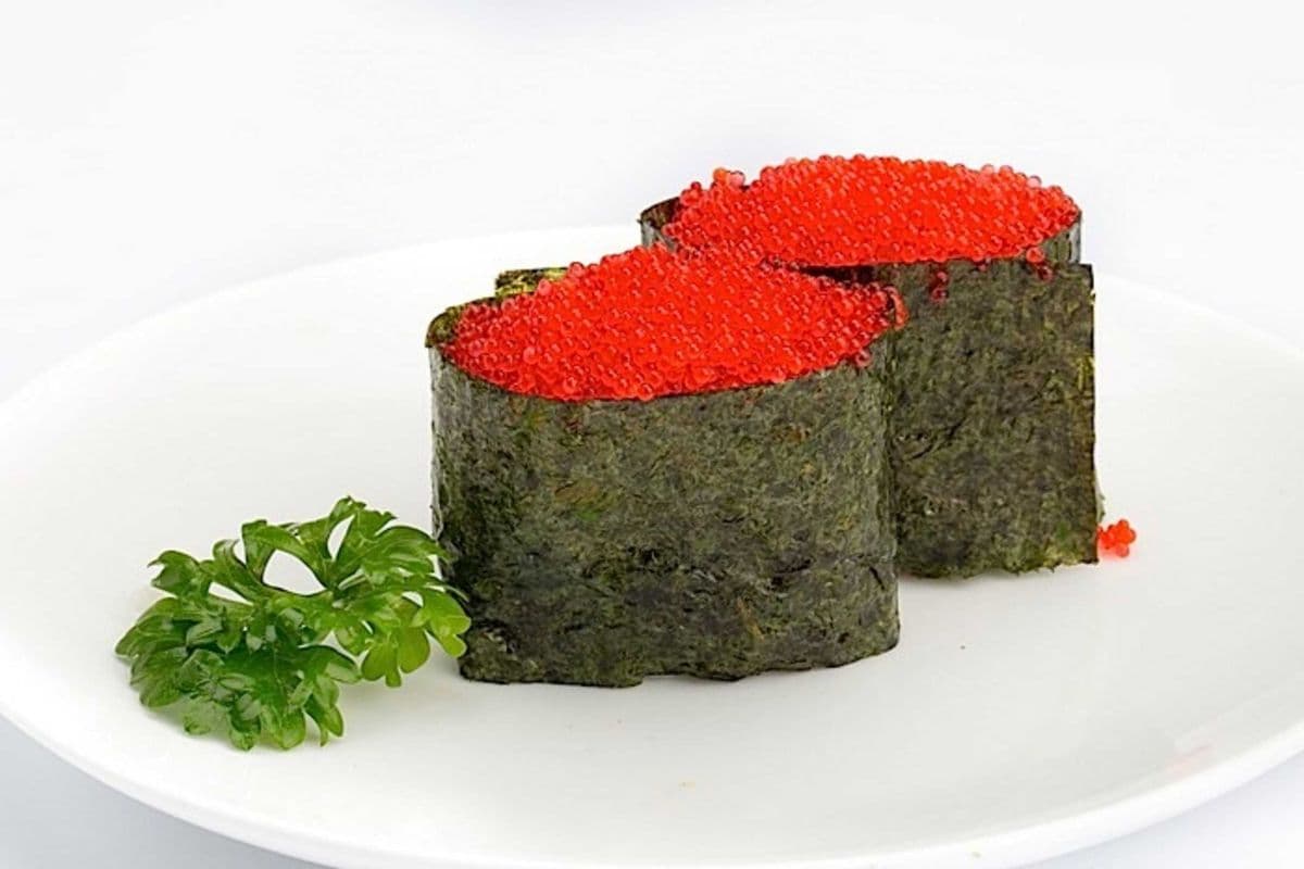 99. Flying Fish Roe Sushi (Masago) (2 pcs)