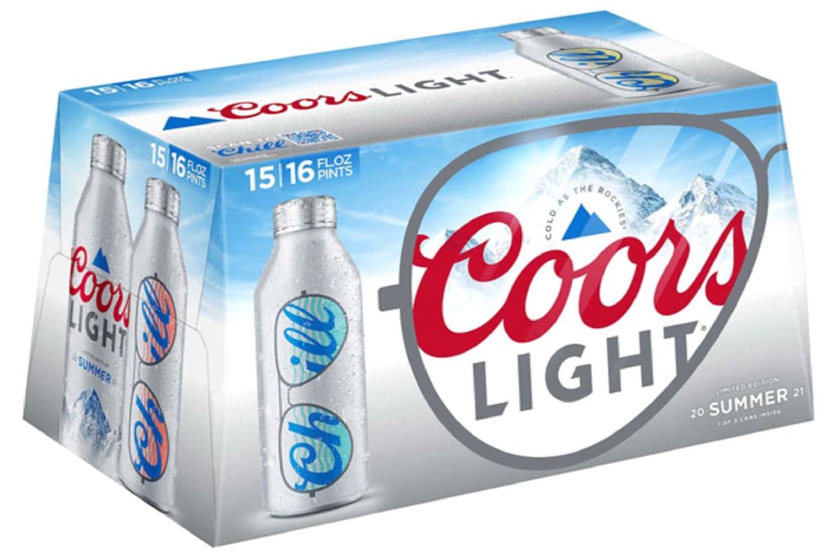 Coors Light (15 Bottles) (1 x 341ML)