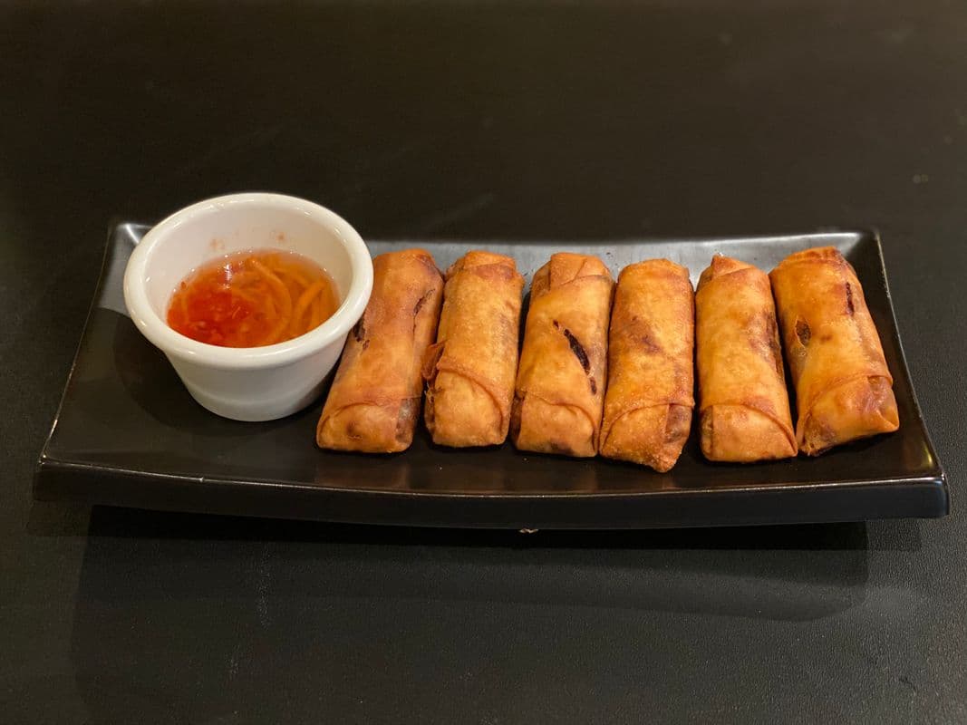 1. Spring Rolls (6 pcs)