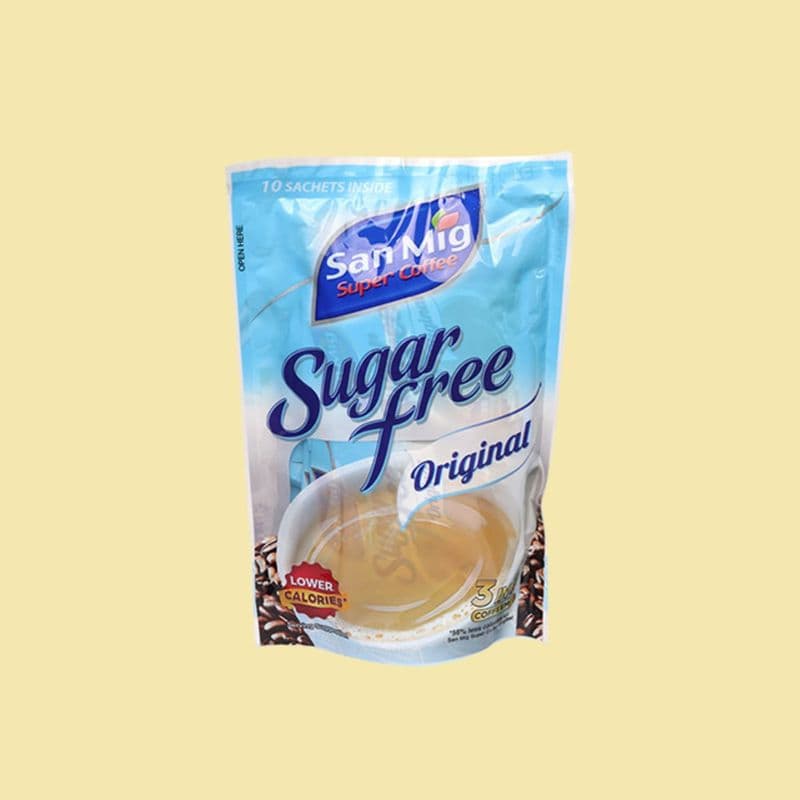 San Miguel Super Coffee 3 in 1 Sugar Free Instant Coffee (Original) 10x7g