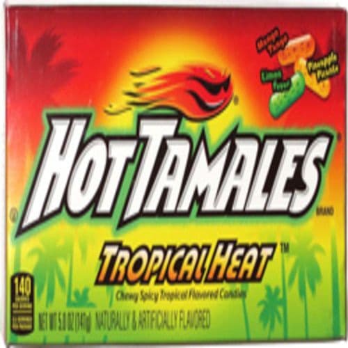 Hot Tamales Chaleur tropicale 120g/ Hot Tamales Tropical Heat 120g