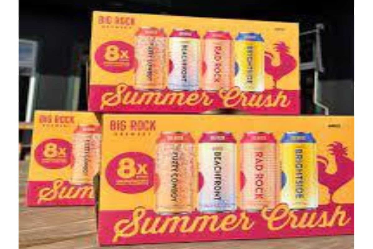 BIG ROCK SUMMER CRUSH MIX-8PACK CANS (8 x 8*473 ML)