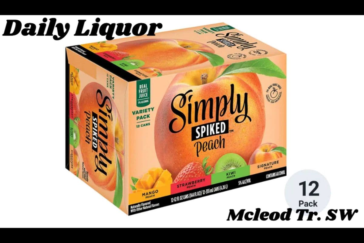 SIMPLY SPIKED PEACH MIX 12 PKC (1 x 12 CANS)