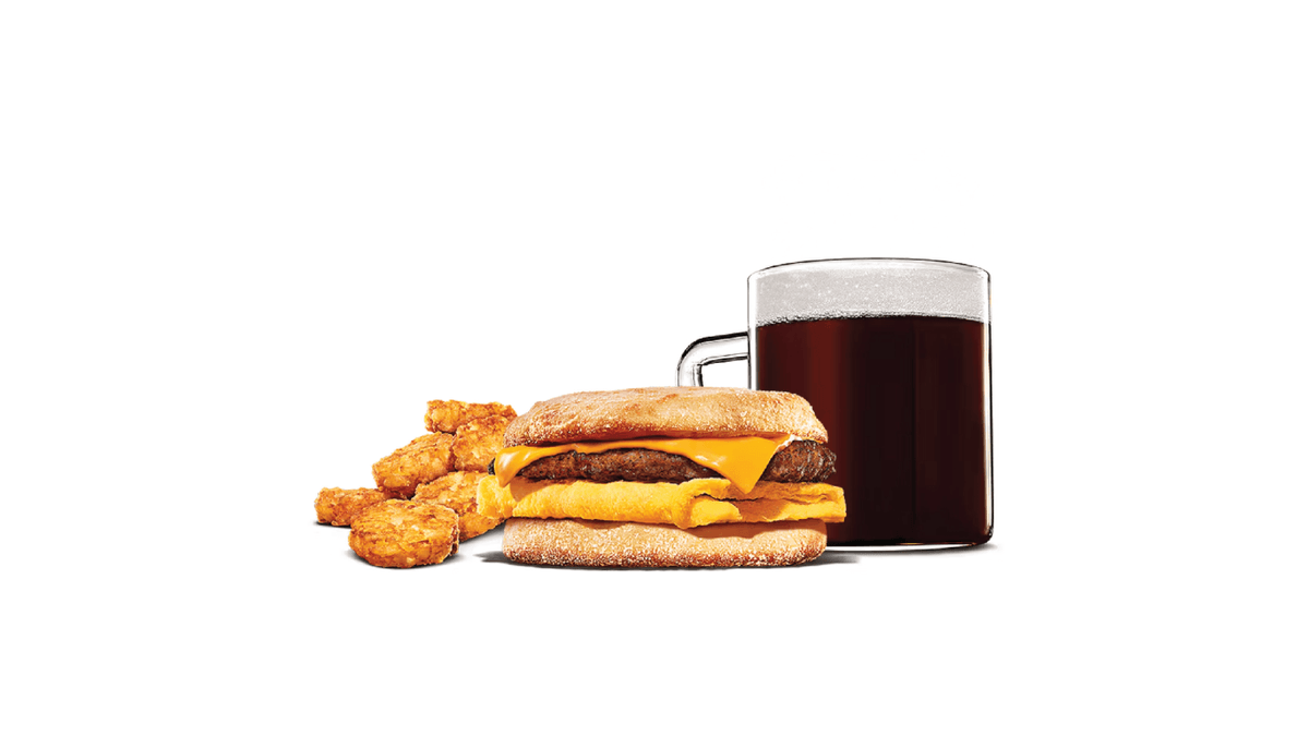 Sausage, Egg & Cheese English Muffin Medium Combo