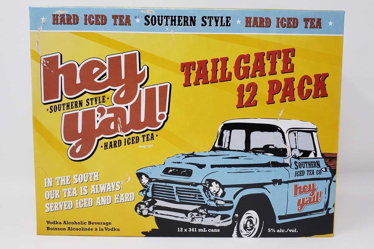 Hey Y'all Tailgate Iced Tea (12 x 355ml)