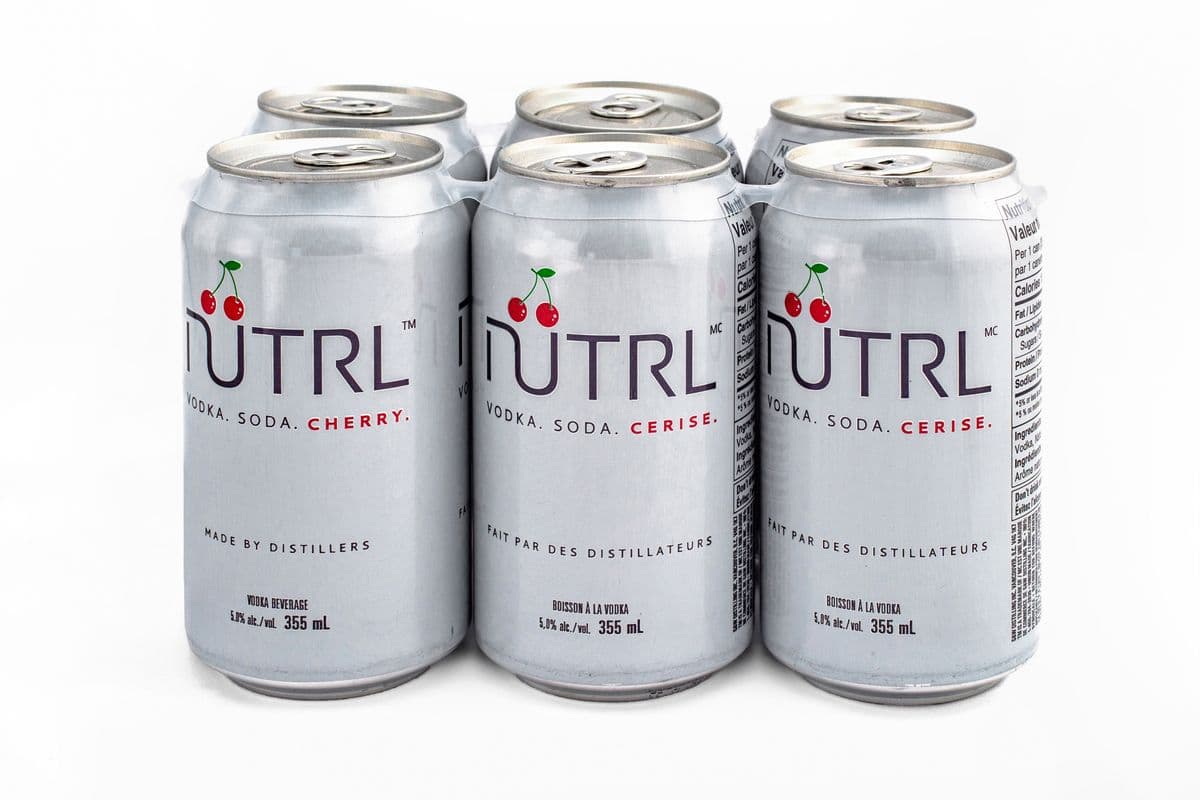 Nutrl Vodka Soda Cherry (6 x 355 ml cans)