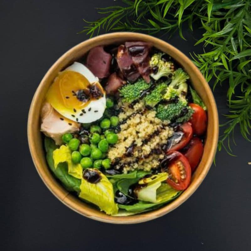 Healthy Bowl with Tuna and Quinoa