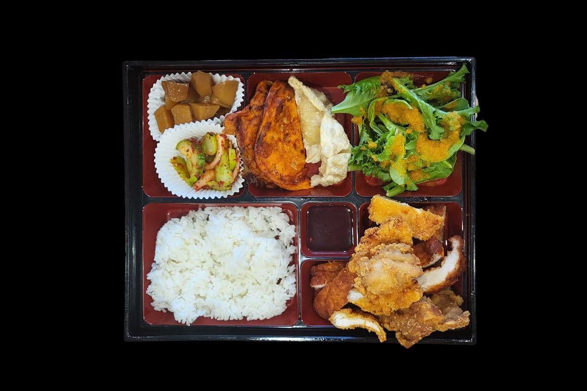 Fri-Combo Doshrock (Donkatsu + Chickenkatsu + Fried Chicken)
