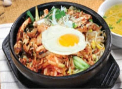 OjingUh Dolsot / 오징어 돌솥비빔밥