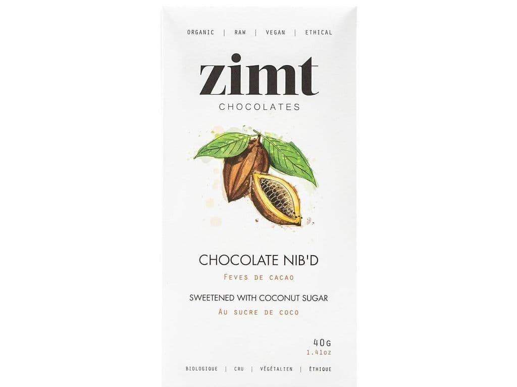 ZIMT VEGAN CHOCOLATE 80% 40G