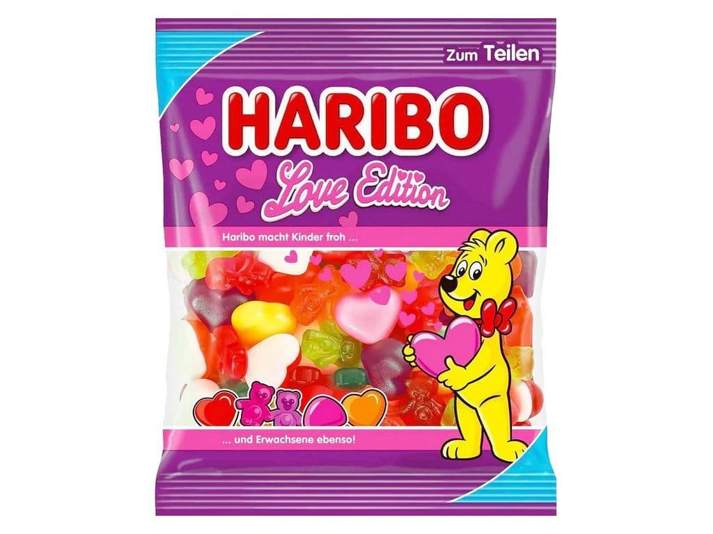 Haribo Love Edition Gummy Candy Hearts 160g Gummies 