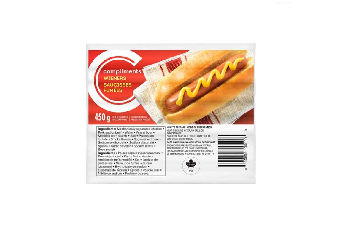 Compliments Wieners 450g
