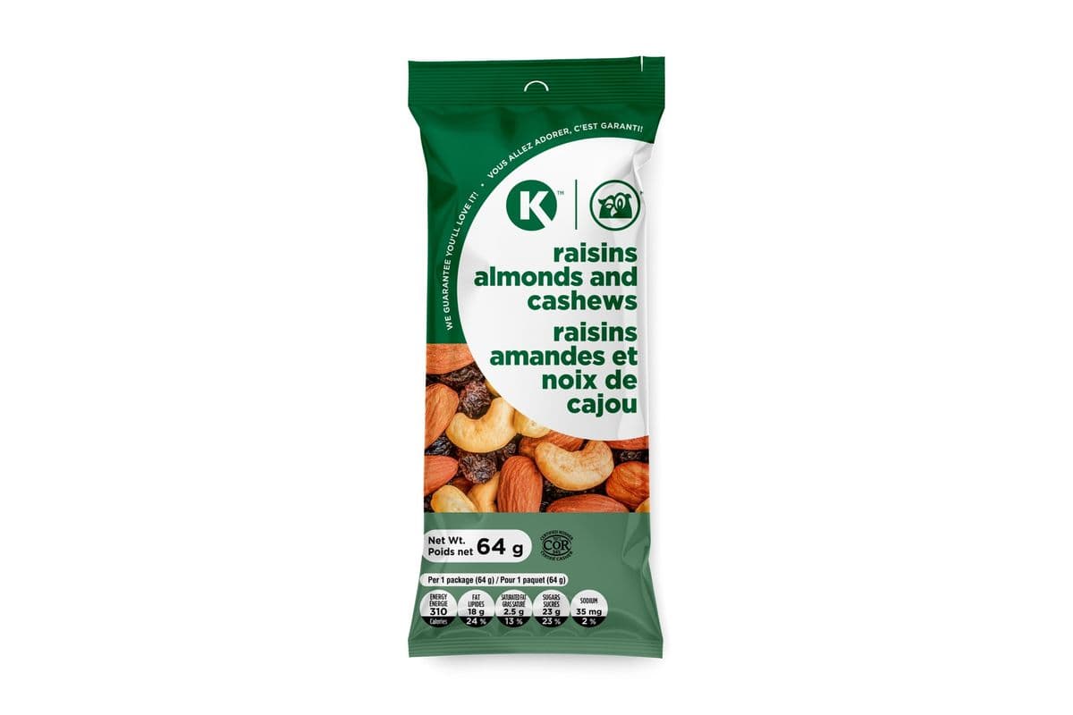 Circle K Raisins, Almonds and Cashews (64 g)