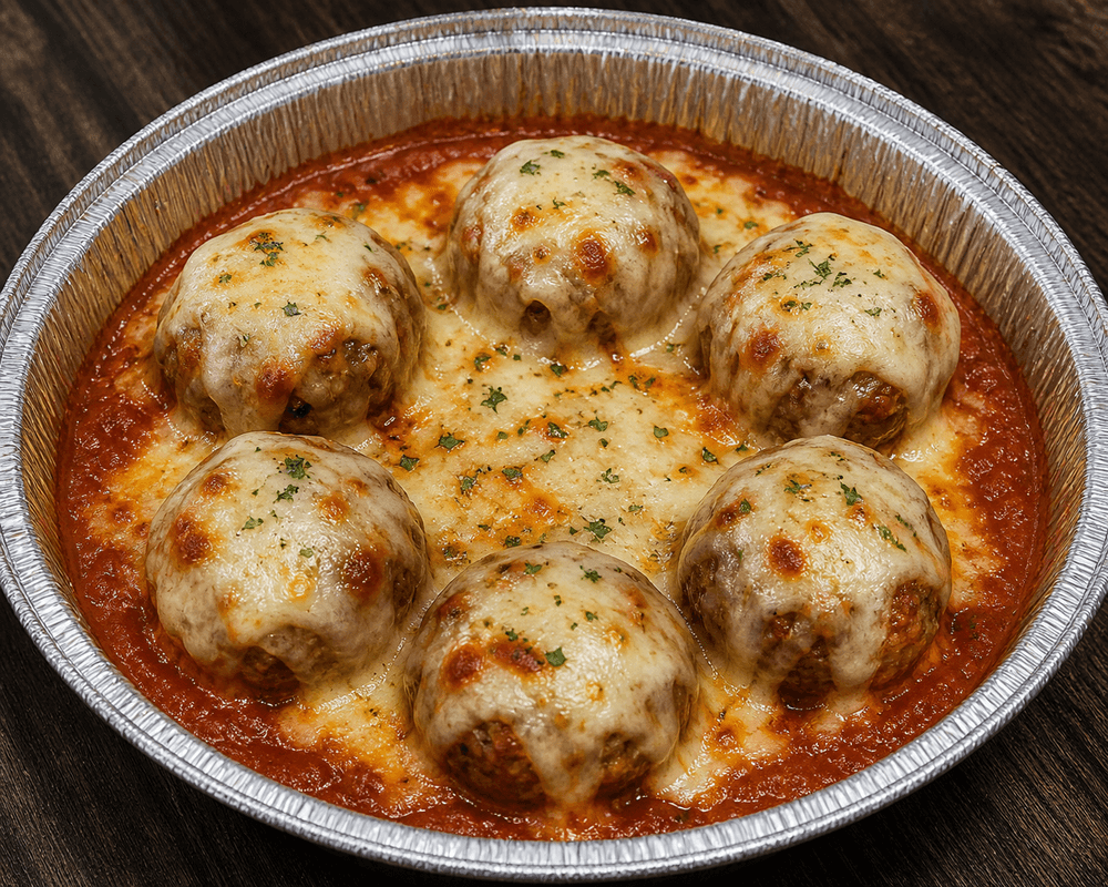 Cheesy Meatballs 6 Pcs.