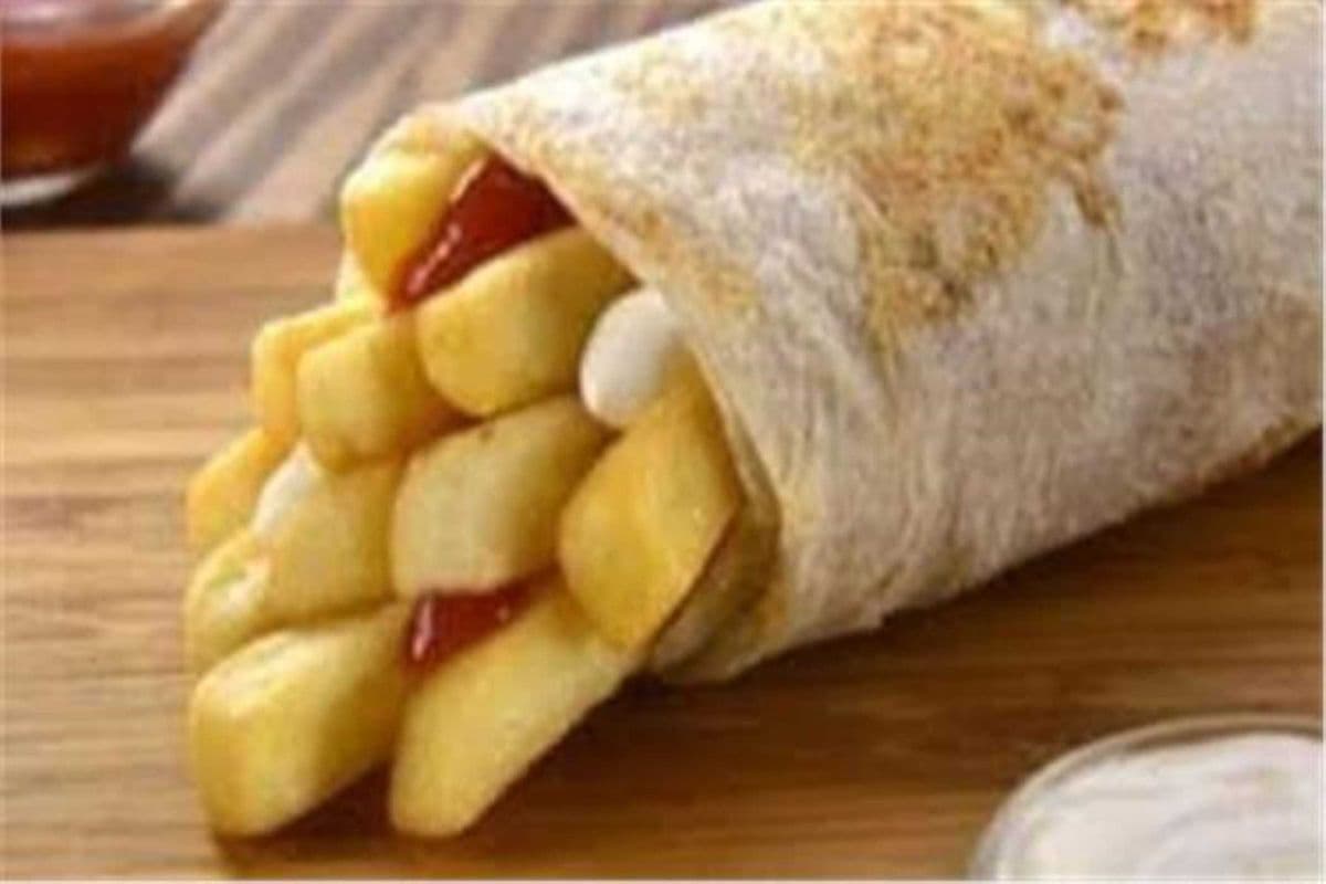 Fries on Saj Bread