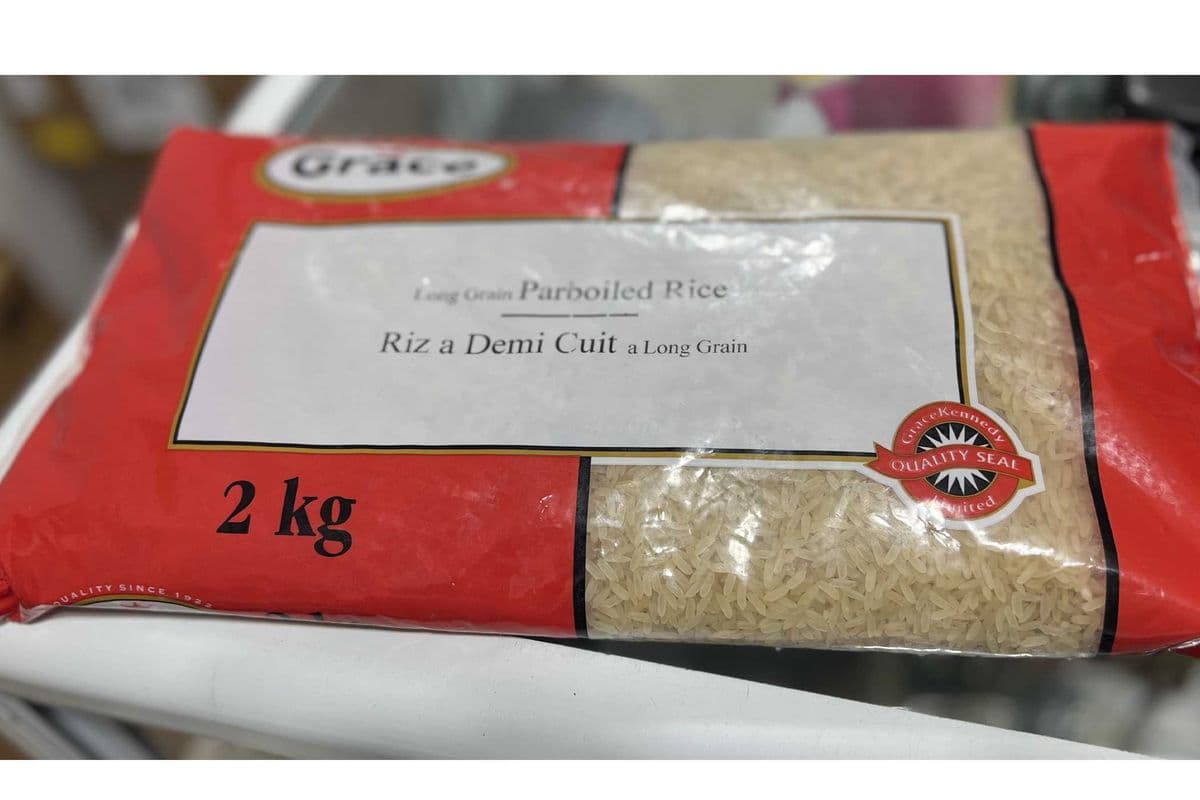 Grace Long Grain Parboiled Rice (2kg)