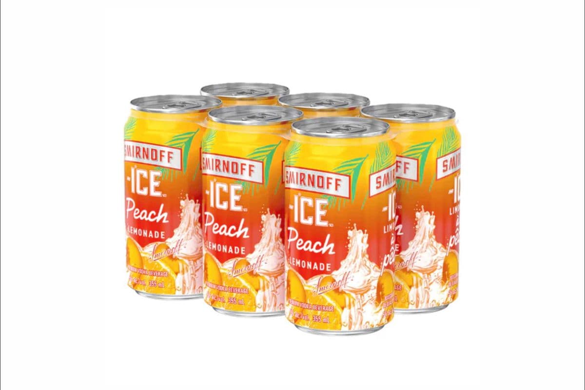 Smirnoff Ice Peach Lemonade (6 Pack) (6 x 355ml)