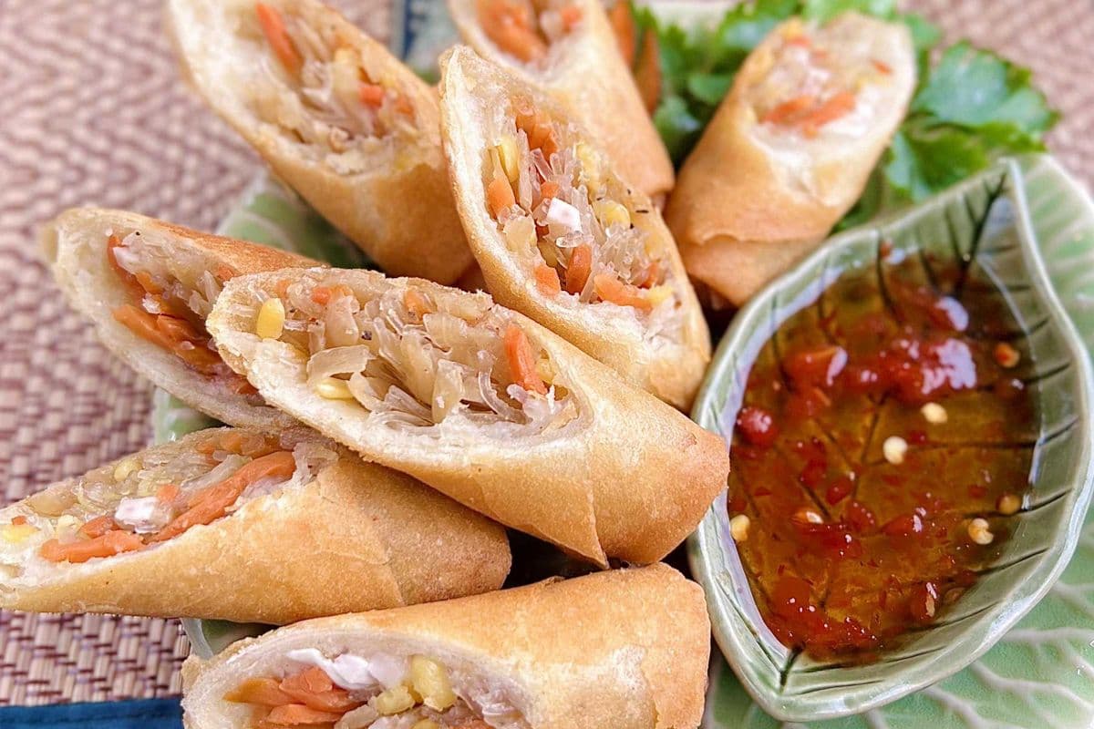 Vegetarian Spring Rolls (4 pcs)