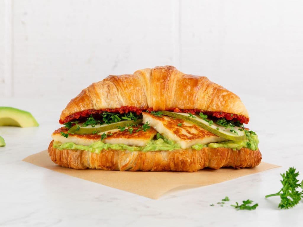 Mediterranean Grilled Halloumi Croissant