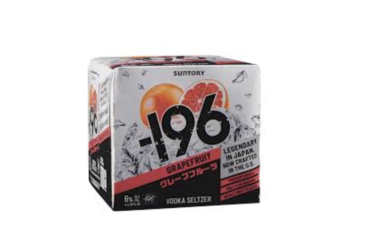 196 Grapefruit Vodka Soda (4 x 355ml)