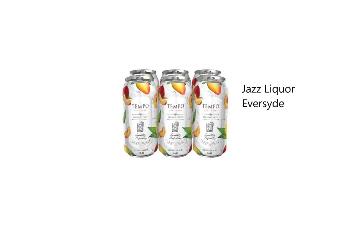 TEMPO GIN SMASH MANGO PEACH 6pkc (1 x 6x355ML)