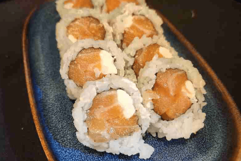 Salmon and Cream Cheese roll