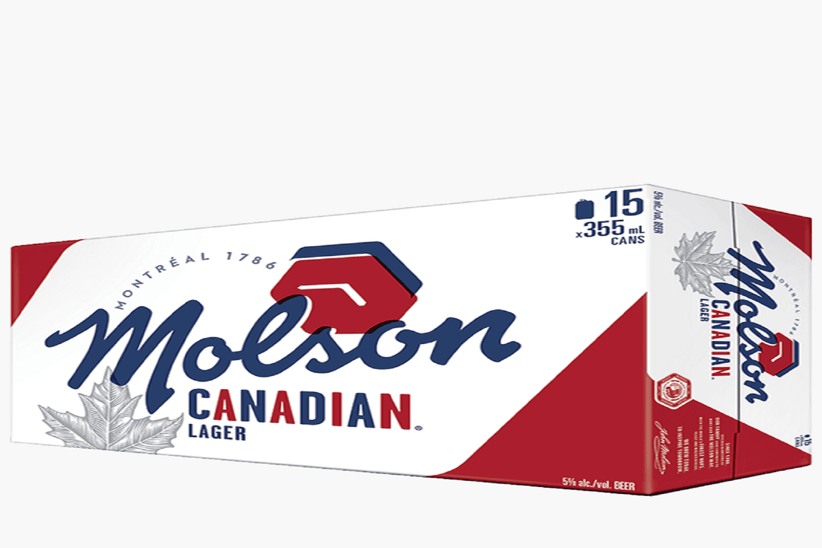 923318. Molson Canadian (15 Cans) (15 x 15 pack cans)