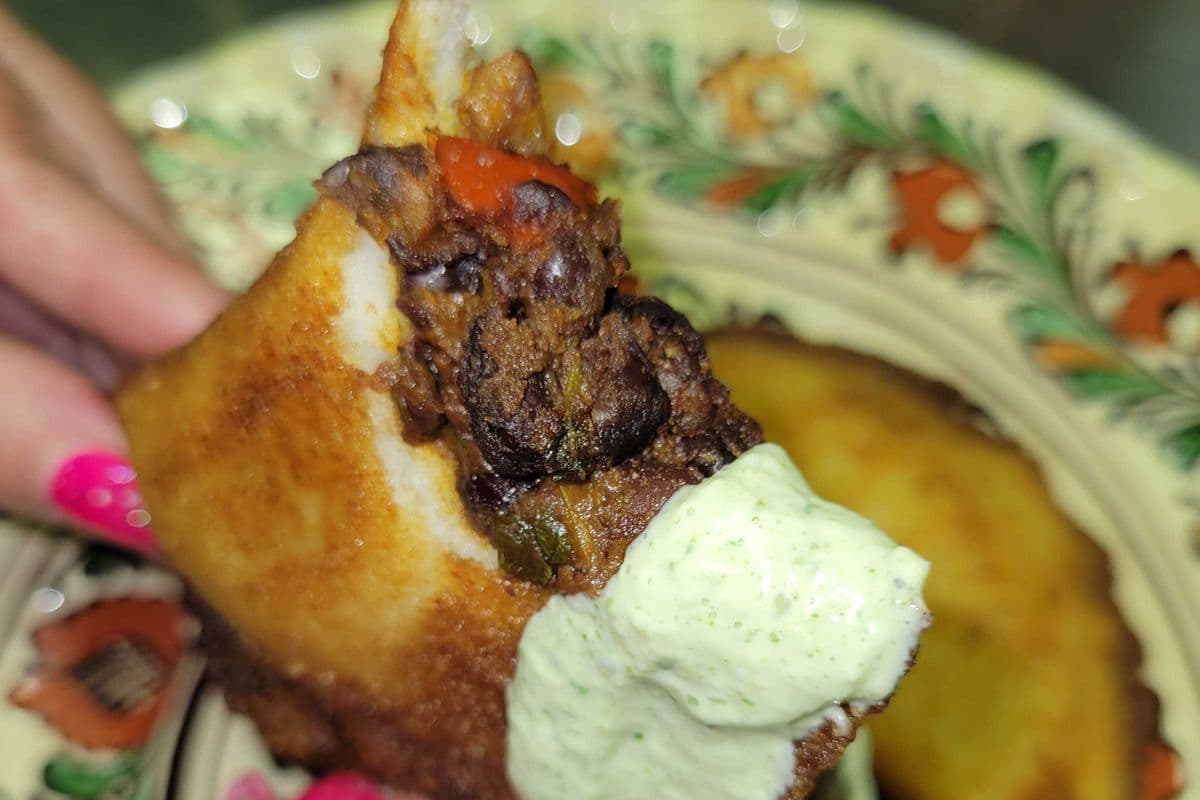 Black Beans and Veggies Empanadas