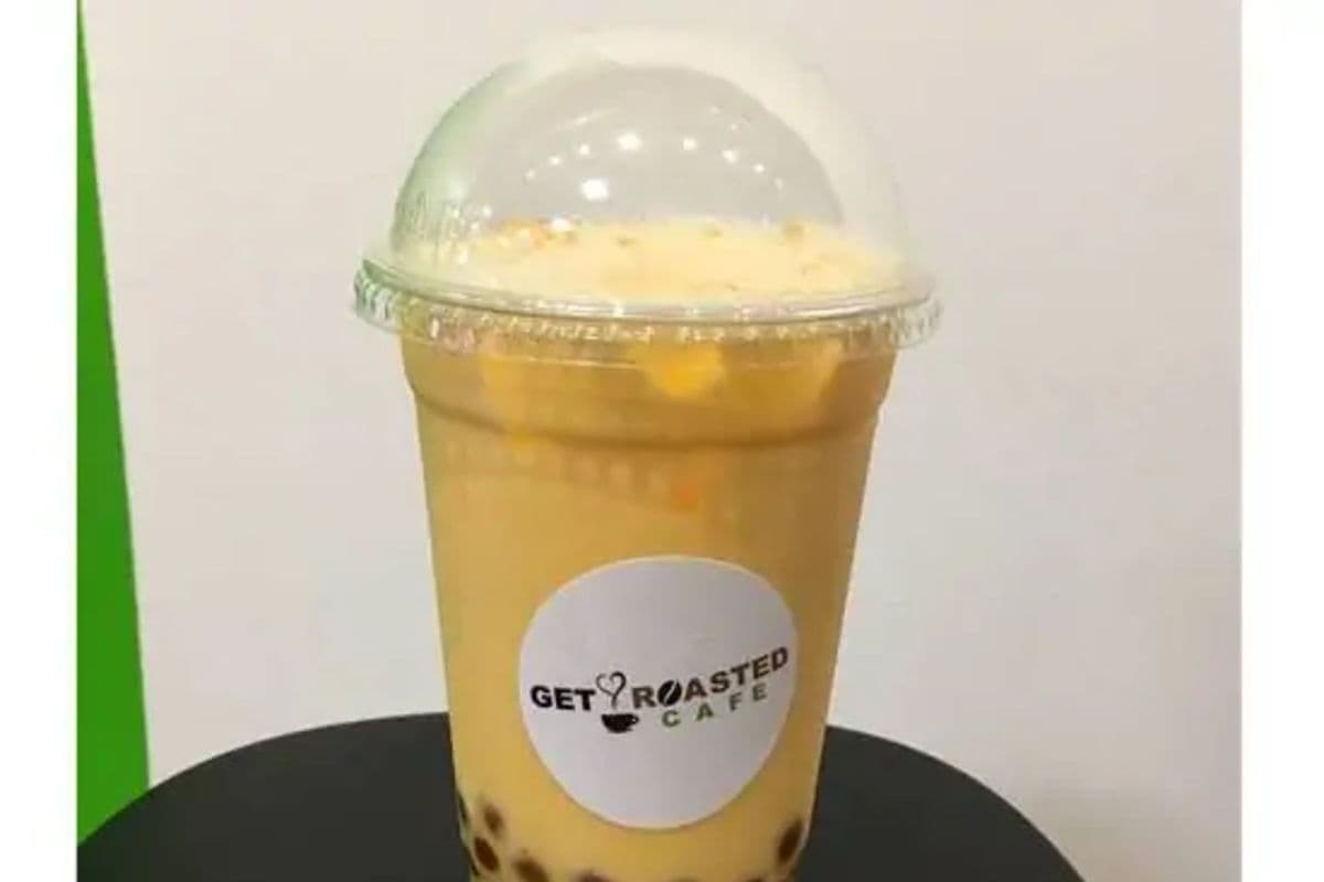 Mango Bubble Tea (with Milk)