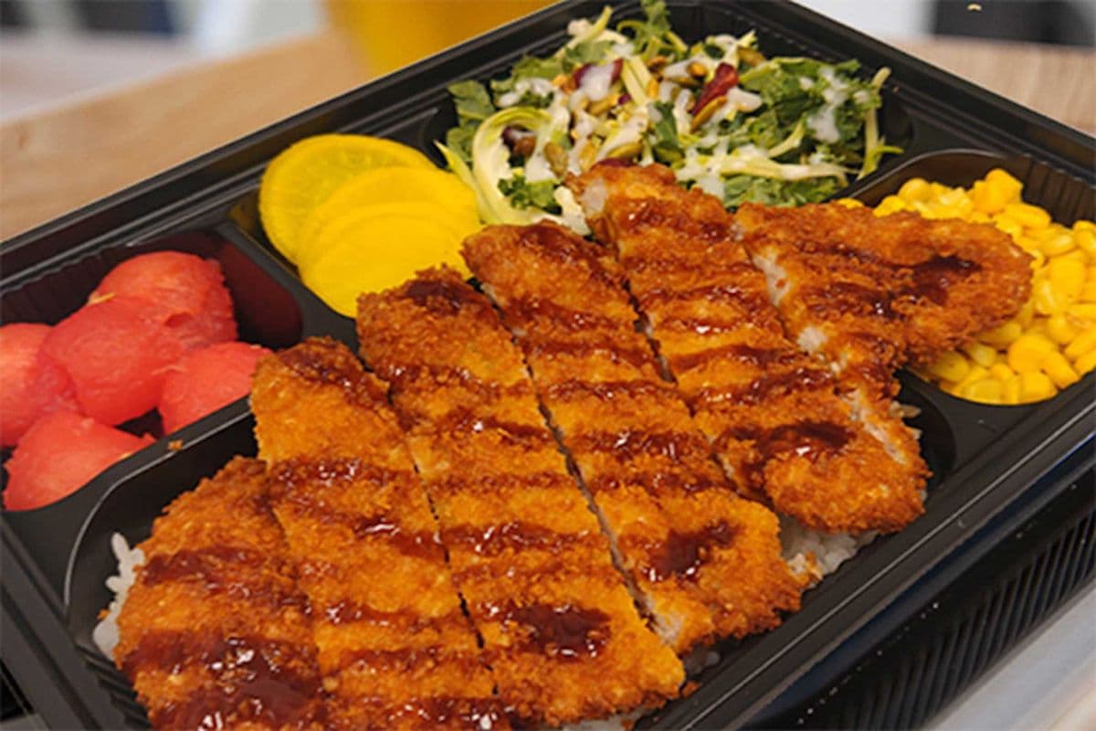 Mini Pork Cutlet Bento