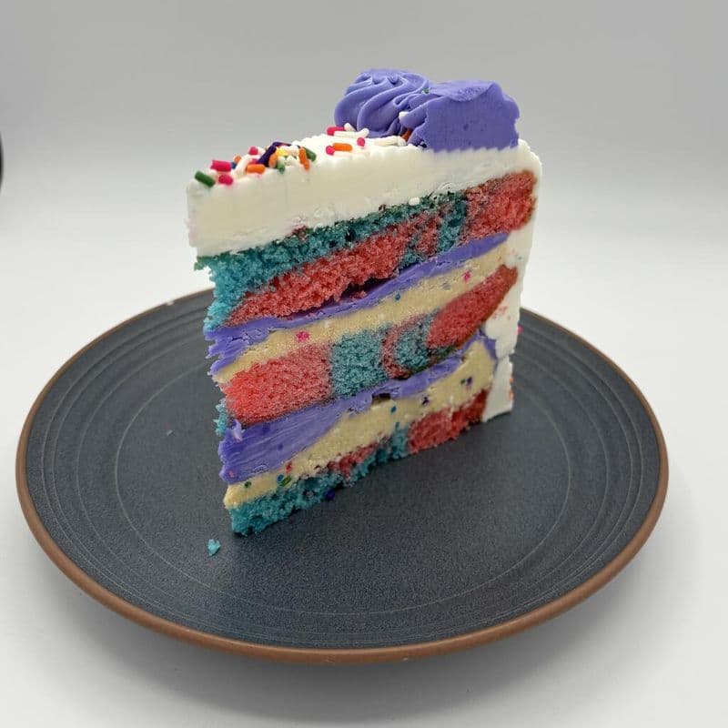 Tranche de gâteau Carnaval / Carnival cake slice