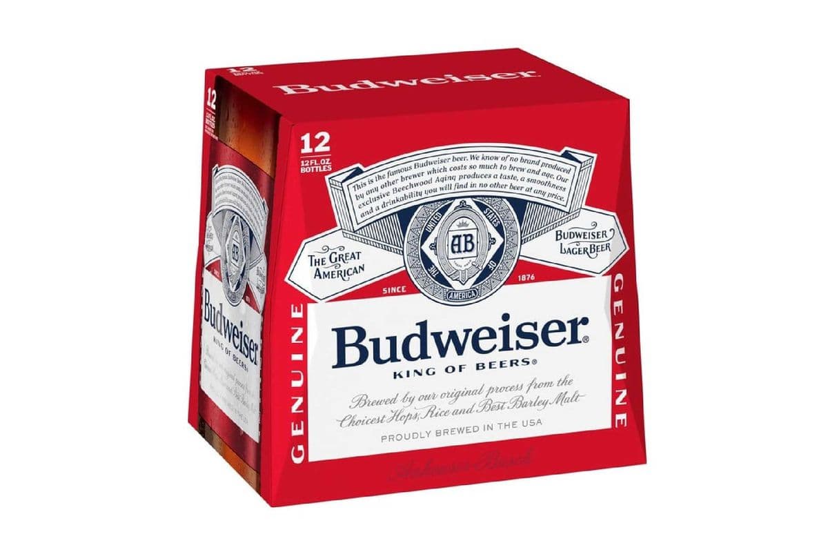 Budweiser 12 Bottles (12 x 341ml)