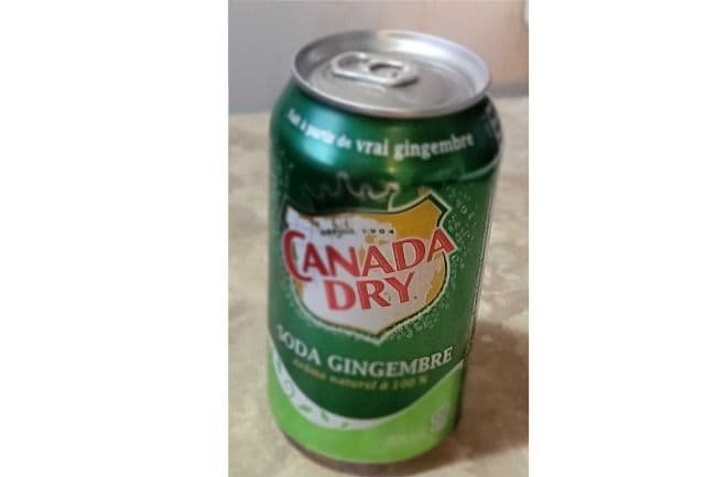 Soda au gingembre Canada Dry / Canada Dry ginger ale