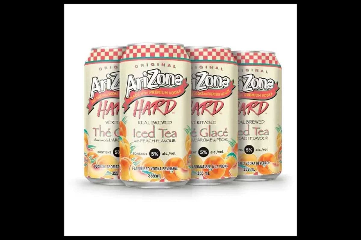 ARIZONA HARD PEACH TEA (6 x 355ML CANS) (6 x 355ML)