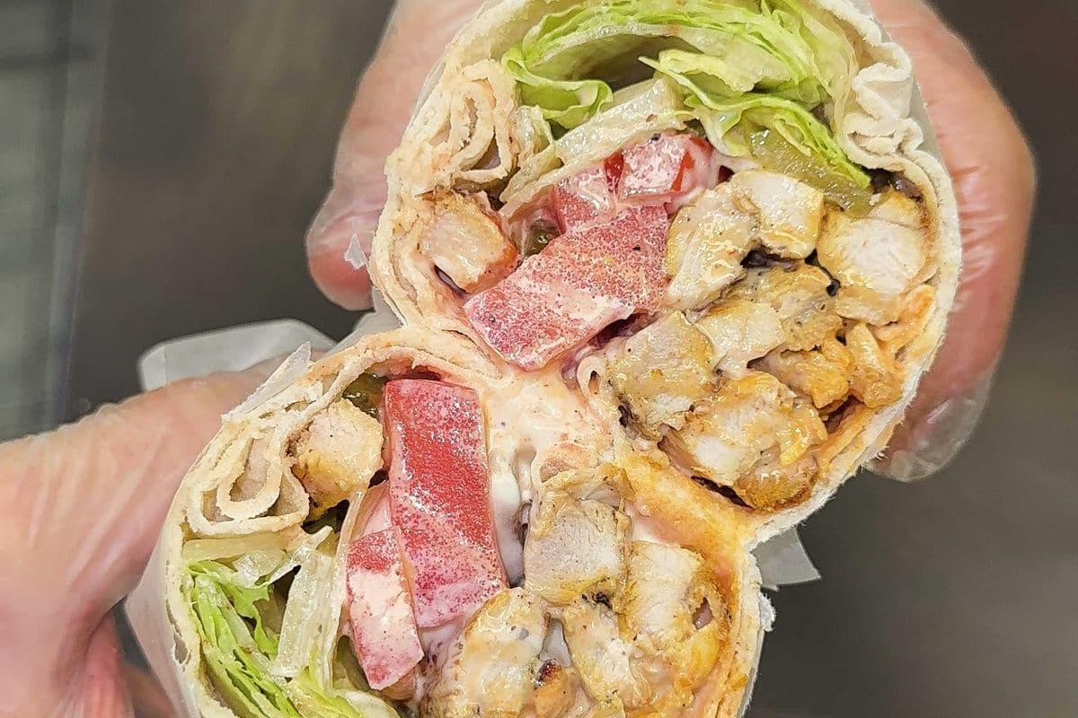 Shish Tawook (Chicken Kebab) Sandwich