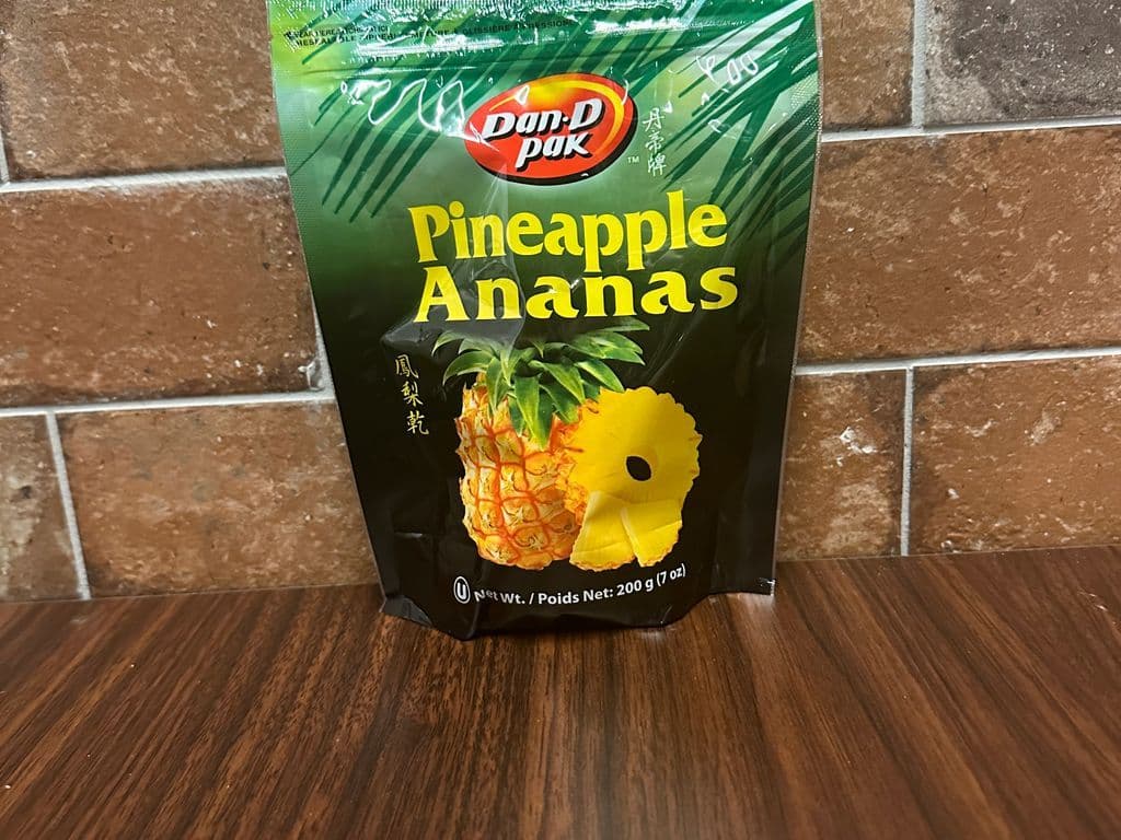 DAN D PAK DRIED PINEAPPLE RINGS 200G