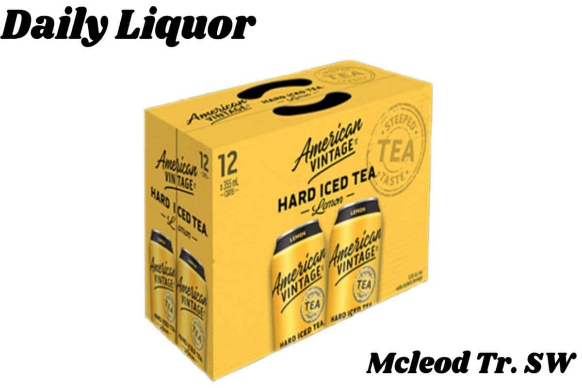 AMERICAN VINTAGE HARD ICED TEA CITRON 12 CANS (1 x 12 CANS)