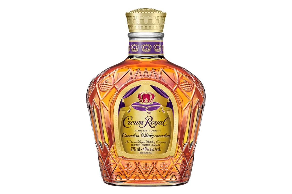 Crown Royal Deluxe Canadian Whiskey 375mL (1 x 375 ml)