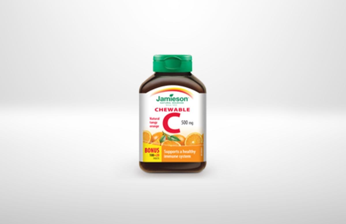 Jamieson Chewable Vitamin C - 500 mg (120 Count)