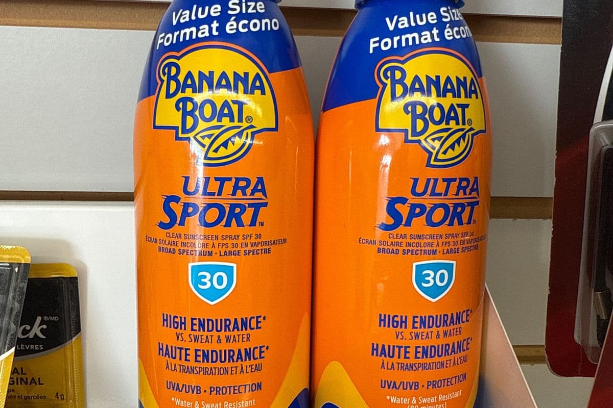 Banana boat sunscreen